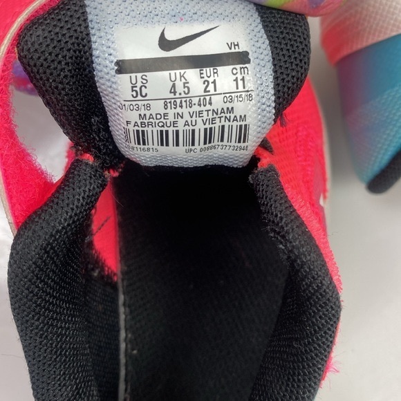 Nike Revolution 3 Sneakers 819418-404 Racer Pink Child Size 5C. - Picture 6 of 7